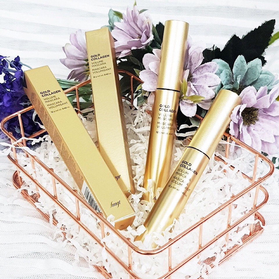 Mascara Hỗ Trợ Cong Và Dày Mi The Face Shop Gold Collagen Volume